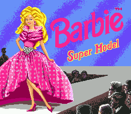 Barbie Super Model (USA) Title Screen
